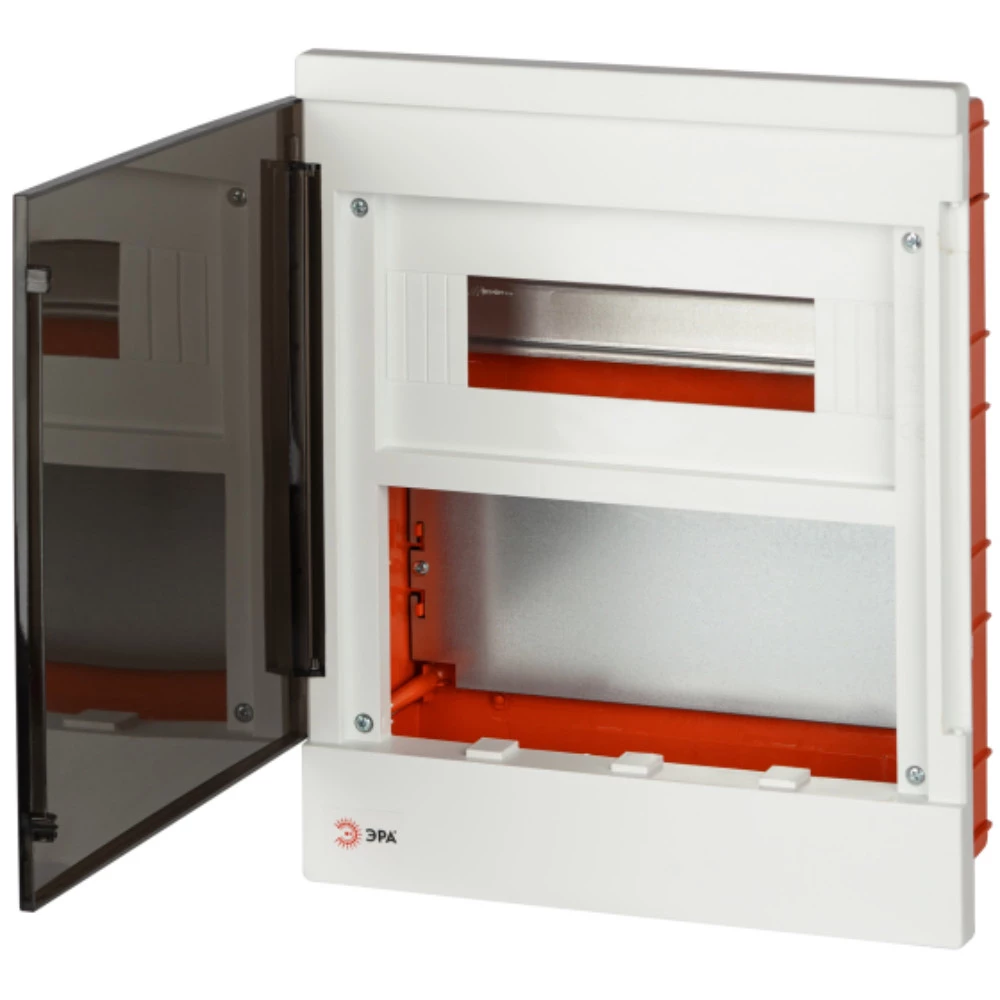 Корпус пластиковый ЭРА MULTIBOX BS-12F встраиваемый, 12 модулей, IP40 со слаботочным отсеком, корпус - АВС-пластик, цвет - белый Б0059316