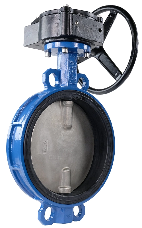 Затвор дисковый поворотный Tecofi VPI 4449-08 Ду300 Ру16 межфланцевый, корпус - ковкий чугун EN-GJS-500-7, диск - нержавеющая сталь CF8M, уплотнение - EPDM, с редуктором VPNREDUCT F10